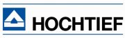 HOCHTIEF AG Hauptniederlassung Südwest - Logo